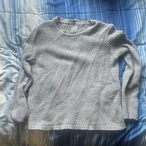 Elliott Lauren Textured Gray Sweater
